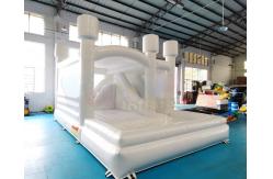 China Customized White Inflatable Bounce House Slide Combo supplier