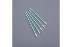 China Lightweight Cleanroom Microfiber Swabs Pointed Tip For Electronic Cleaning supplier