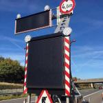 HD Panel VMS Trailer Signs Mobile Digital Video Wall For Advertising for sale