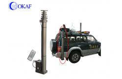 China 20m Winch Motorized Telescopic Antenna Mast Vehicle Mounted supplier