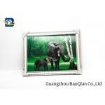 Customized Size 3D Lenticular Pictures Animal Decorative Framed Picture for sale