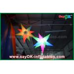 Colorized Oxford Cloth Inflatable Lighting Decoration Led Lighting Star For Party for sale
