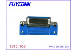 China 50 Pin Centronic PCB Right Angle Female Connector Certified UL supplier