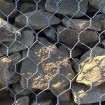 6x8cm Hexagonal Woven 4mm Gabion Wall Mesh for sale