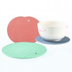 Reusable Anti Skid Round Silicone Glass Cup Coaster for sale