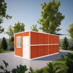Easy Assemble Prefab Fold Out Container Homes Outdoor For Dormitory for sale