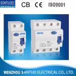 IP20 Protection RCCB Circuit Breaker Din Rail installing magnetic or electrical type for sale