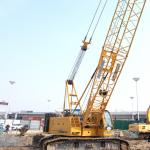 PLC XCMG 55 Ton Crawler Crane With Good Power Performance And Fuel Economy for sale