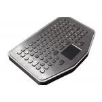 Mini IP65 Explosion Proof Desk Top Industrial Metal Keyboard With Waterproof Touchpad