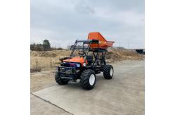 China 800KG Mini 4 Wheel Tractor Synchromesh Transmission Electric Farm Tractor supplier