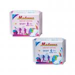 Night Sanitary Napkin In White 290mm Made With Imported Fluff Pulp for sale