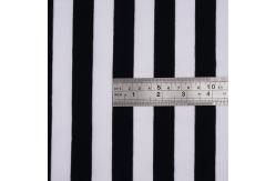 China Comfortable And Breathable  And Bouncy Striped Material Fabric For T-Shirt supplier