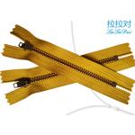 Metal Brass Reversible Separating Zipper , 6 Inch Separating Zipper For Cloth Pants