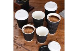 China FDA 90mm Diameter Paper Disposable Cups For Hot Drinks supplier