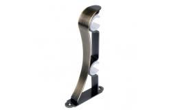 China Stainless Steel Extendable Double Curtain Pole Brackets supplier
