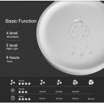Retractable Folding Rechargeable Fan Air Cooling Ventilator type for sale