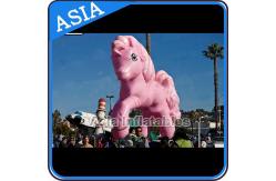 China Customized Helium Balloon Animal Shaped  , Cartoon Character Pink Pig Inflatable supplier