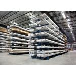 High Capacity Steel Structural Cantilever Rack For Pipes Lumber Sheet Material for sale