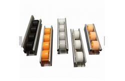 China Black Metal Sheet Frame Roller Slide Track For Smooth Operation supplier