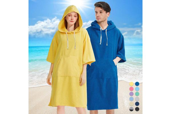 Custom Poncho Micro Fiber Beach Towel Surf Quick Dry Sand Free