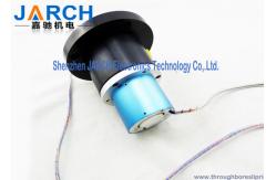 China 10 Circiuts Signal Hybrid Slip Rings 1 Passage With Aluminium Alloy Housing supplier