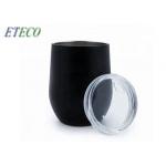 Various Colors Travel Metal Coffee Mug With Lid , Vacuum Insulated Wine Glass for sale