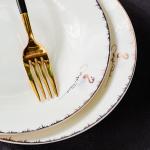 Medium Size Ceramic Tableware Set Oven Safe Ceramic Dinnerware Set
