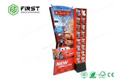 China Recyclable POP Carton Stand Customized Printing Cardboard Floor Display Stand supplier