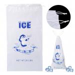 Reusable Drawstring Gallon Ice Bags for sale