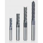Tungsten Steel Alloy Corn Milling Cutter Composite CNC Tool Coarse Teeth Fast Cutting for sale