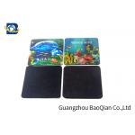 Round / Square Shape Custom Drink Coasters 3D Lenticular UV Offset CMYK Printing