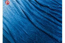 China Blue Gradient Pattern Microplush Flannel Fleece Blanket Multi Function Machine Wash Cold Fuzzy supplier