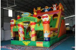 China crazy penguins bouncy castle slide inflatable supplier