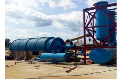 China 30T~50T Fully Continuous Waste Plastic Scrap Tyre Oil Distillation Pyrolysis Plant supplier