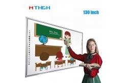 China 130 Inch Interactive Whiteboard Display Multi Touch Intelligent Infrared Touch supplier