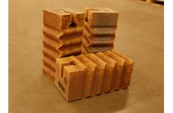China AZM 1680 Silicon Mullite Brick 1550C-1650C Brown Anchor Brick supplier