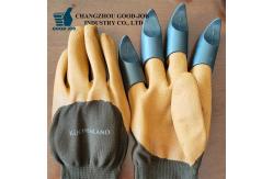 China Claws ABS Plastic Outdoor Rubber Gloves Latex Digging Planting Waterproof supplier