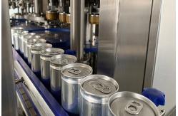 China Fully Automatic Beer  Soda Canning PLC Monoblock Beverage Filling Machine supplier
