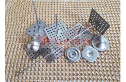 China 50mmx50mm Perforated Base Aluminum Pins For Installing Thermal Insulation Construction supplier