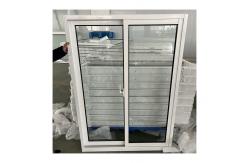 China European Style White Aluminum Sliding Windows Double Glass Sliding Window OEM supplier