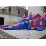 Customized Inflatable Bouncer Slide For Children With 9L x 4W x 6H Meter for sale