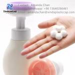 Cosmetic Pink Baby Hand Washing Pump Plastic Flower Foam Dispenser Pump for sale