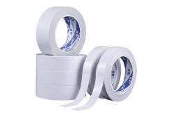 China OEM Solvent Based Double Sided Tissue Tape Adhesive White Release Paper supplier