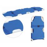 Emergency-Ready Foldable Stretcher Spray-Coated Steel Frame Oxford Fabric For Swift for sale