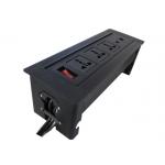 Elegant Surface Desk Mount Power Outlet Aluminum Edge Multi- Functional