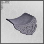 Chinese Traditional Concrete Clay Roof Tiles Lightweight Waving Waterproof for sale