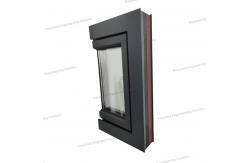 China Turn Oriel Aluminium System Window PVDF Vertical Fold Up Glass Tilt supplier