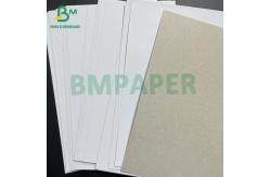 China Smooth High stiffness White Top Grey Back 12pt duplex cardboard supplier