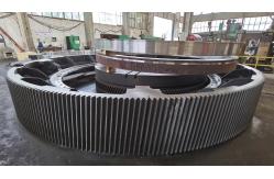 China Assembled Large Ring Gear Wheel Four Segments 260HB 450mm For Mining Industry supplier