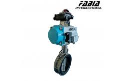 China Industrial Pneumatic Driven Butterfly Valve -20°C- 150°C For Precise Control supplier